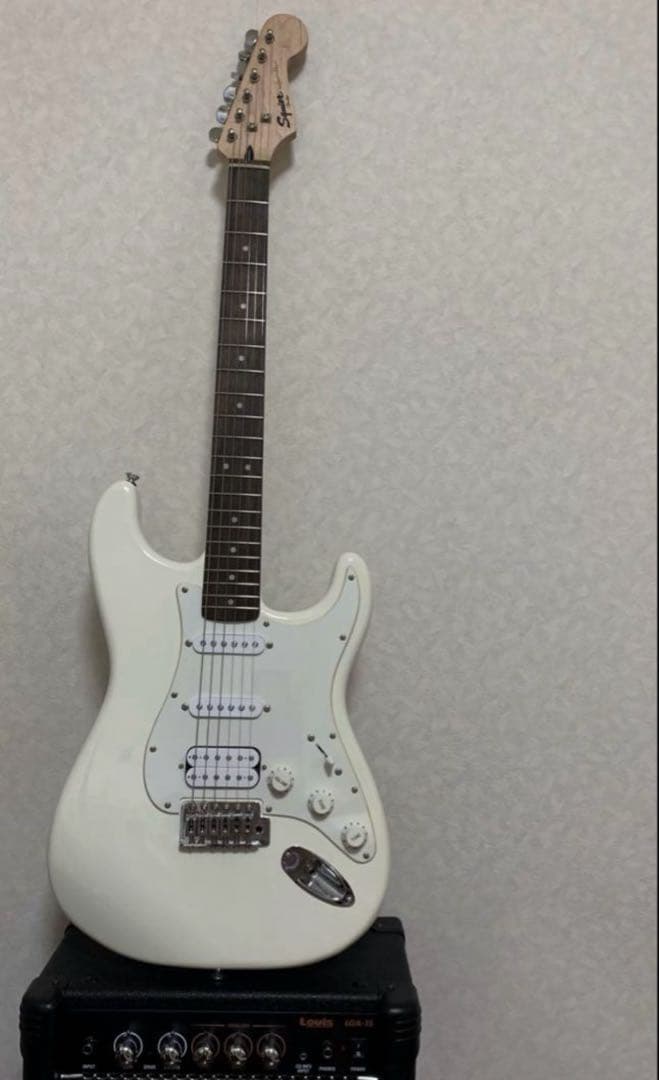 Squier エレキギター 初心者セット アイボリー