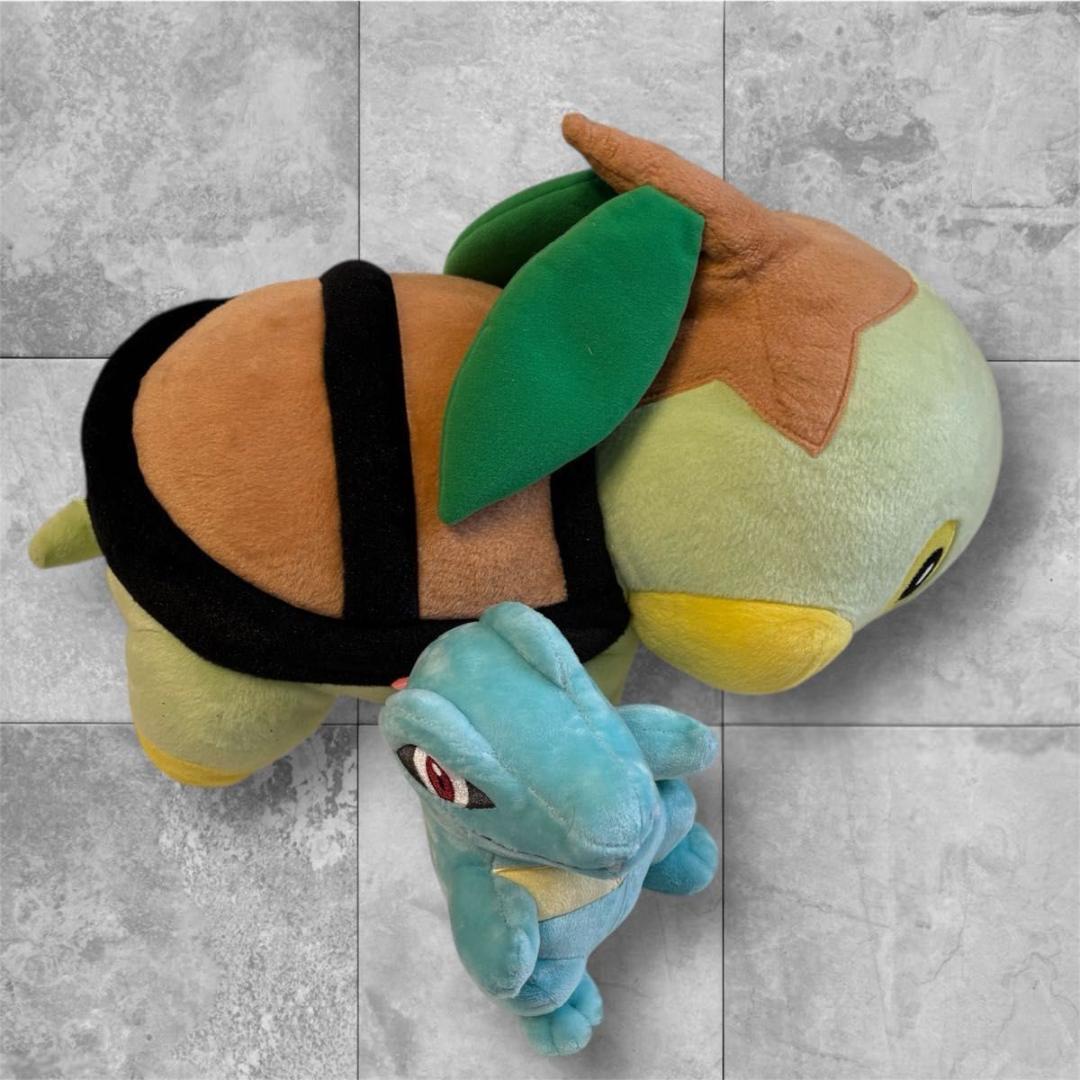 極美品　タカラトミー　ポケットモンスター　ナエトル　1/1　ぬいぐるみ　等身大