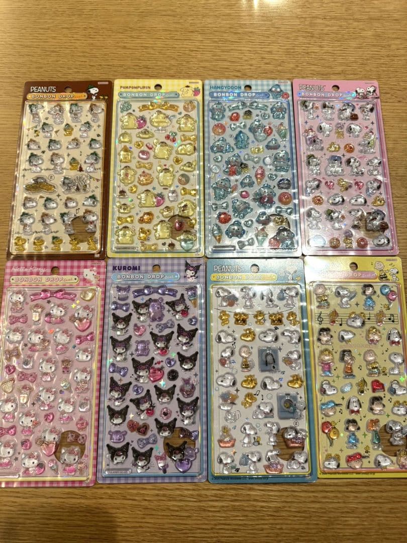 ボンボンドロップシール　8枚