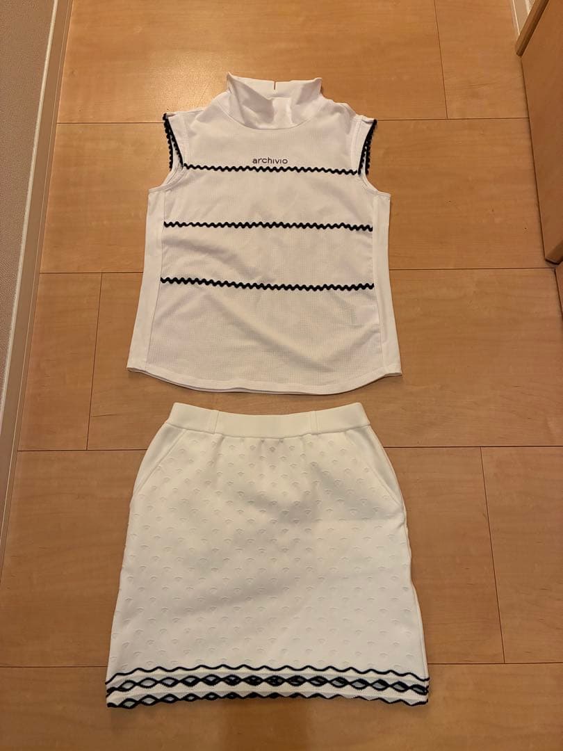 archivio ホワイト タートルネック セット