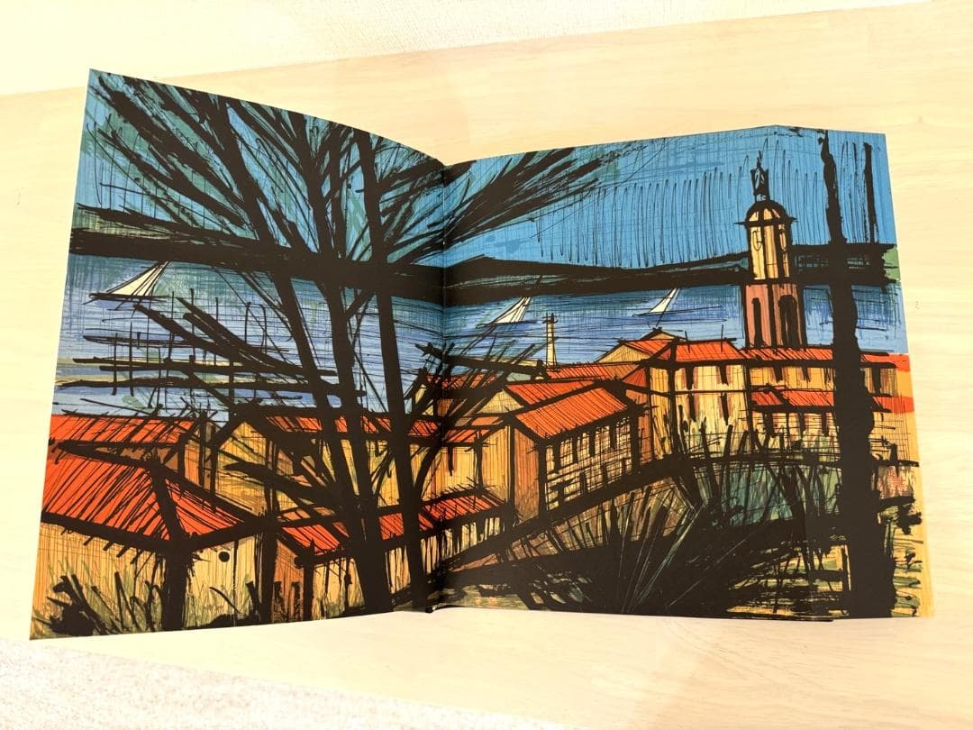 貴重　ベルナール・ビュッフェ　リトグラフ　画集　革装丁 新品同様　NO１