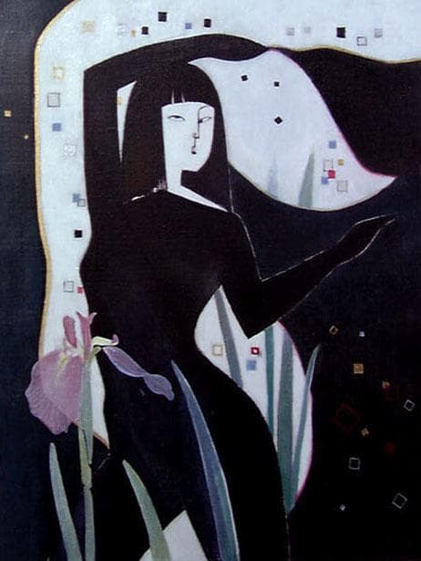 油絵 絵画 絵インテリア F6-42023 人物 女性像