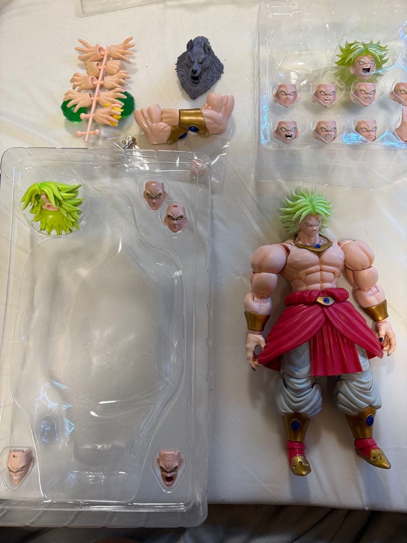 ドラゴンボール海外フィギュアーツkong製　ブロリー　カスタムヘッドパーツセット
