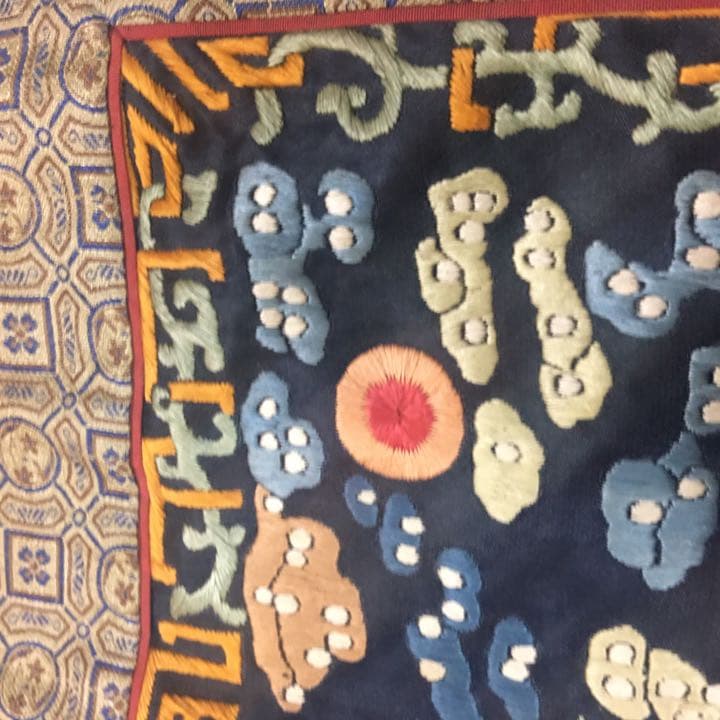 刺綉 中国美術 清時代 官服补子