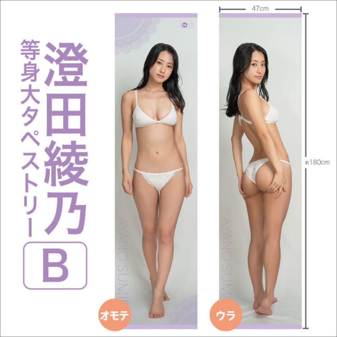 澄田綾乃　等身大タペストリーB 直筆サイン入り