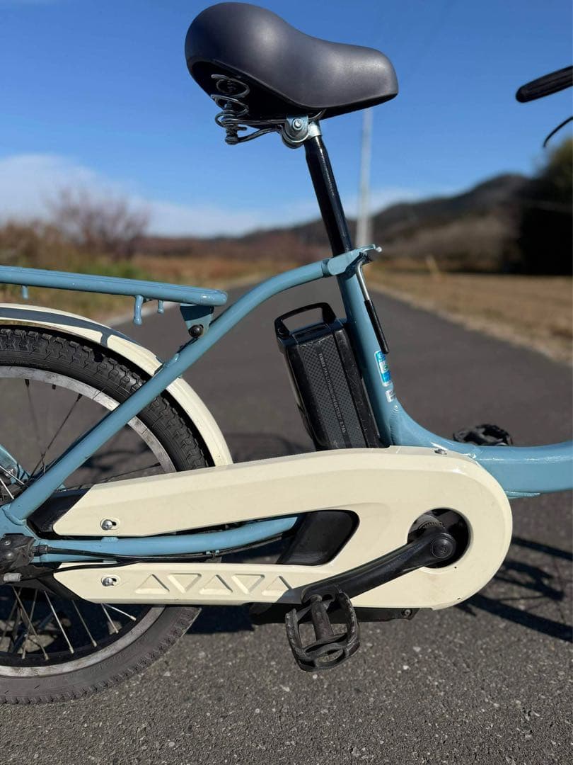 ヤマハ電動アシスト自転車 シティタイプ 青
