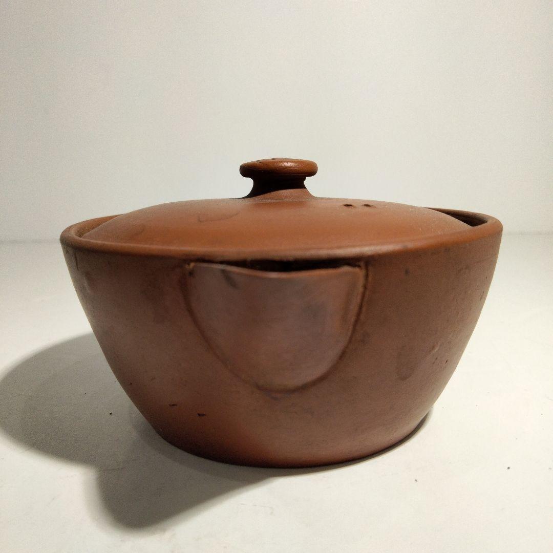 m240-4 中国古玩 時代唐物 朱泥 紫砂 太極図摘 宝瓶 急須 煎茶道具　D