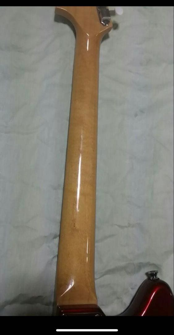 けいおん 中野梓モデル ムスタング エレキギター 赤 ボディ