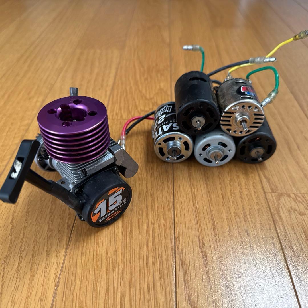 HPI ナイトロスター 15FE エンジン&モーター5個セット