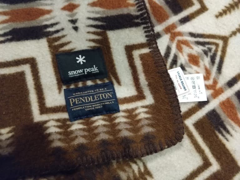 【廃盤完売品】スノーピーク x ペンドルトン　ウールブランケット 2018限定