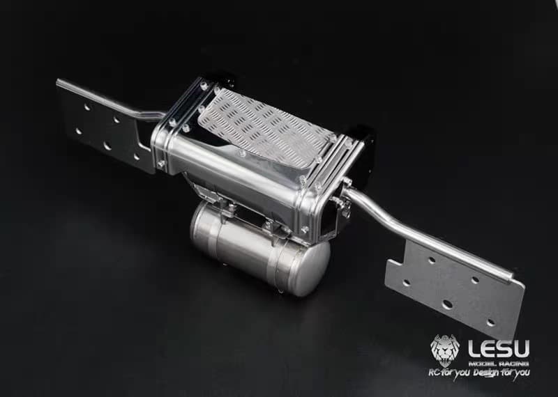 ■LESU ステンレス ガスタンク付 テールビームキット with 縞板