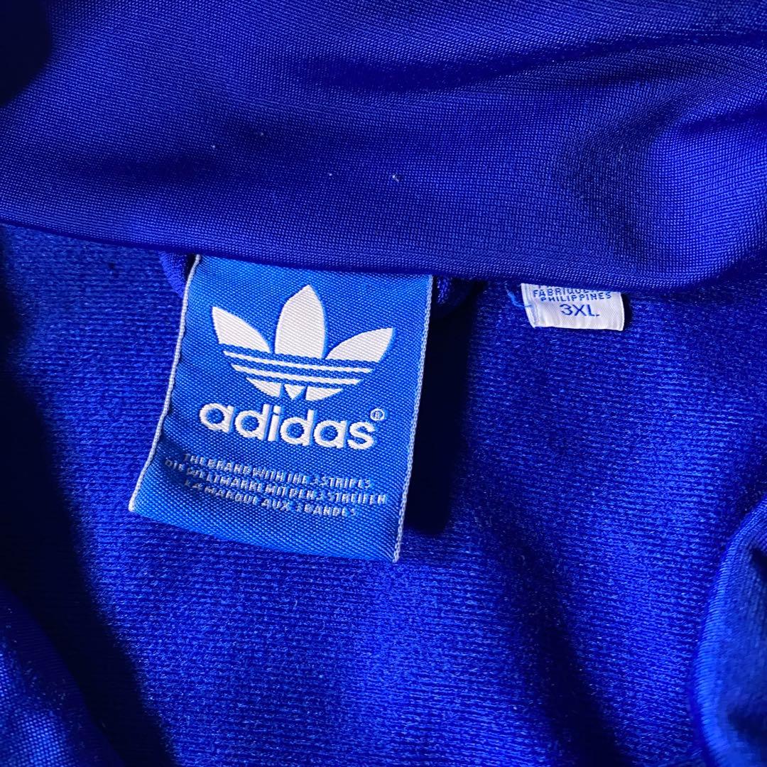 00s Adidas Track Jacket Blue ジャージ