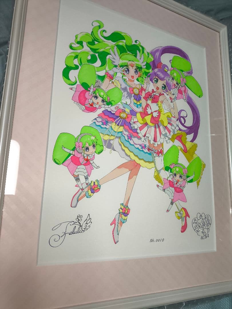 プリパラ　プリモアート　アートボード　複製原画　受注限定　真中らぁら　ファルル