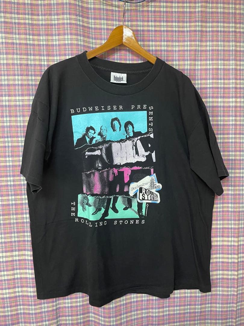 ローリングストーンズ➕バドワイザー◼️90sビンテージ・Tシャツ◼️USA製オールド