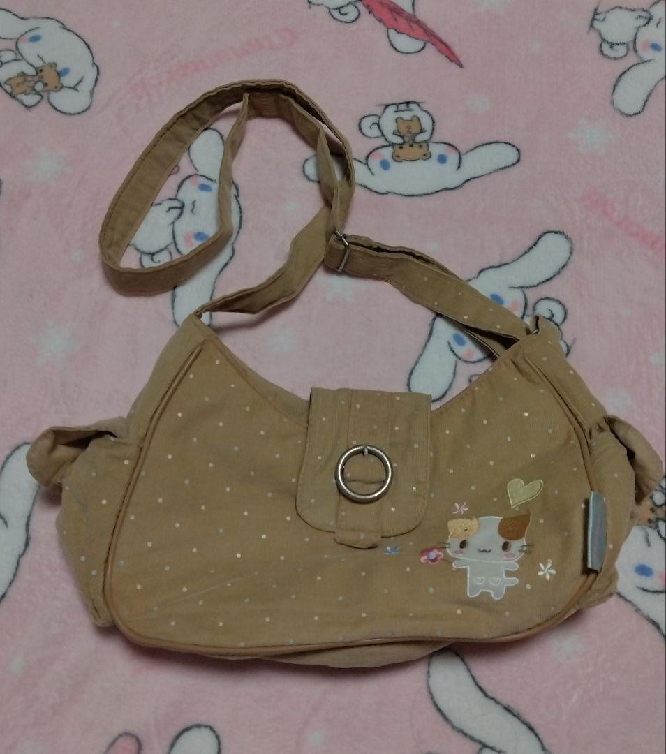 マシュマロみたいなふわふわにゃんこ　バッグ　当時物