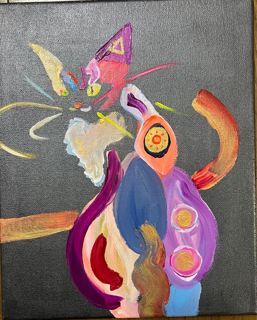 CAT 絵画　イラスト　ドローイング