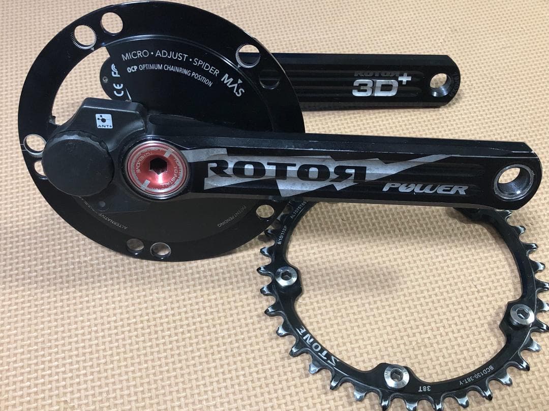 パーツ ROTOR 3D+ POWER MAS 130PCD 170mm + 38T