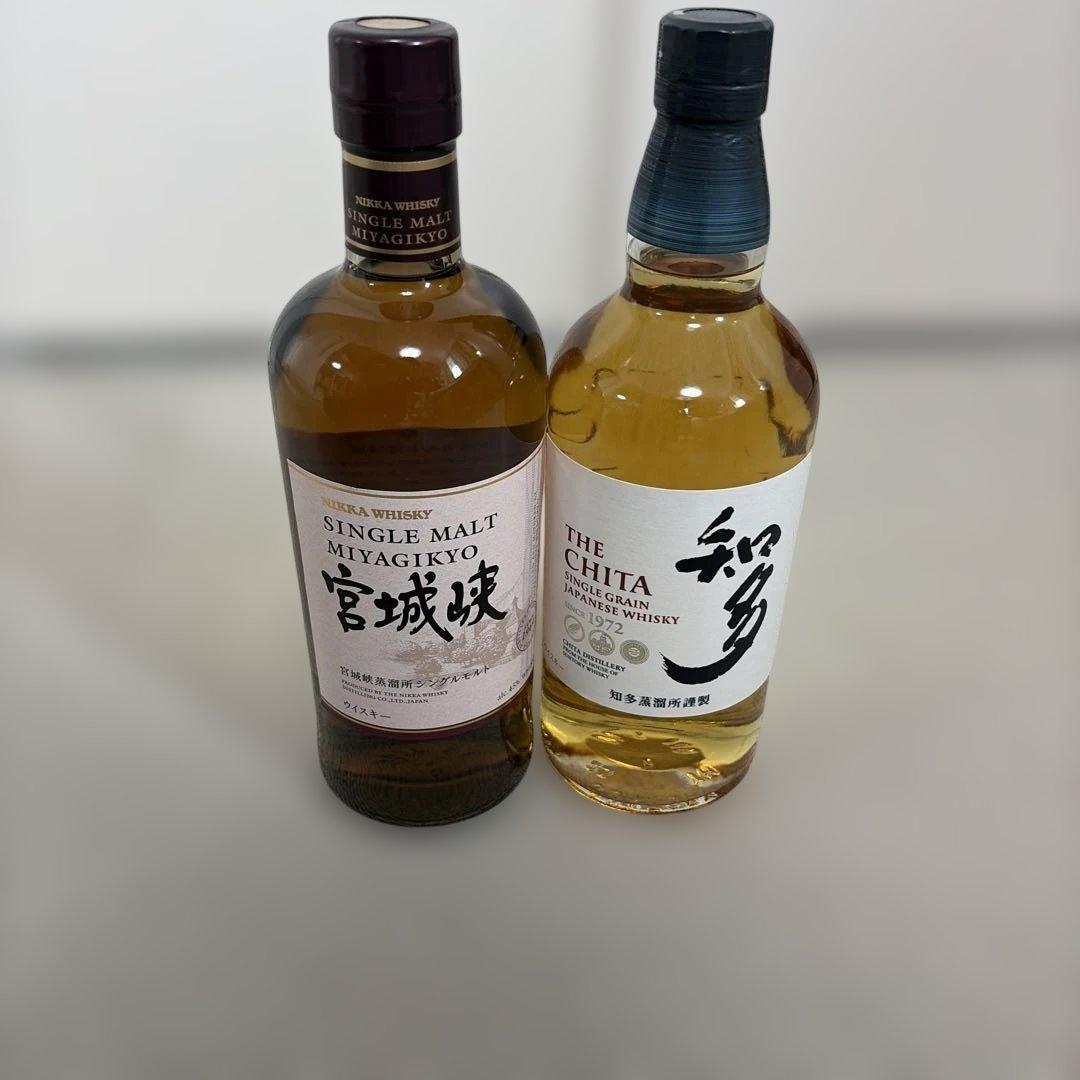 ジャパニーズウイスキーセット 宮城峡 ＆ 知多（計2本）