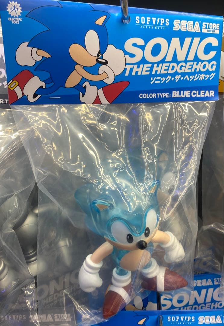 sofvips ソフビ ソニック ブルークリア セガストアトーキョー限定