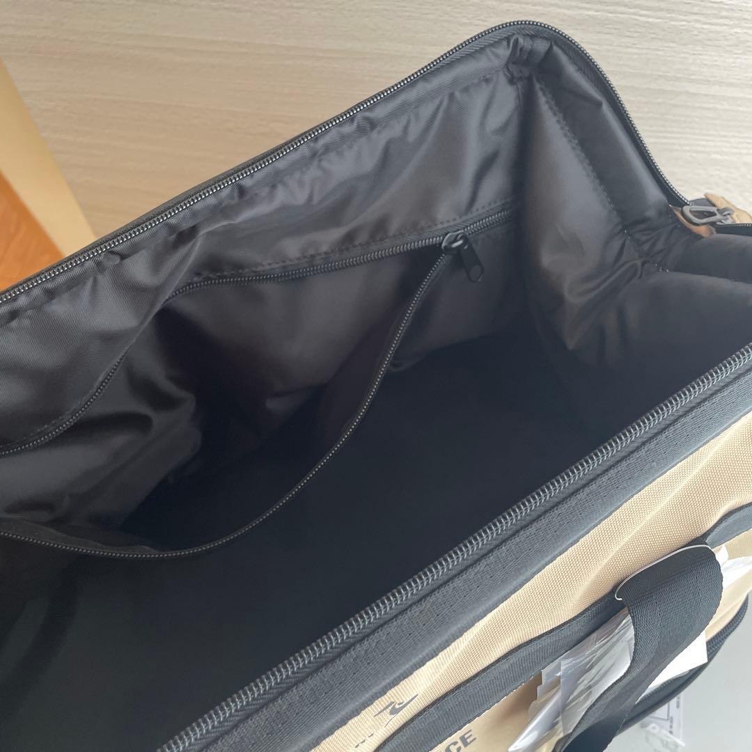 ルコックスポルティフゴルフ ボストンバッグ 二槽式 ベージュブラック