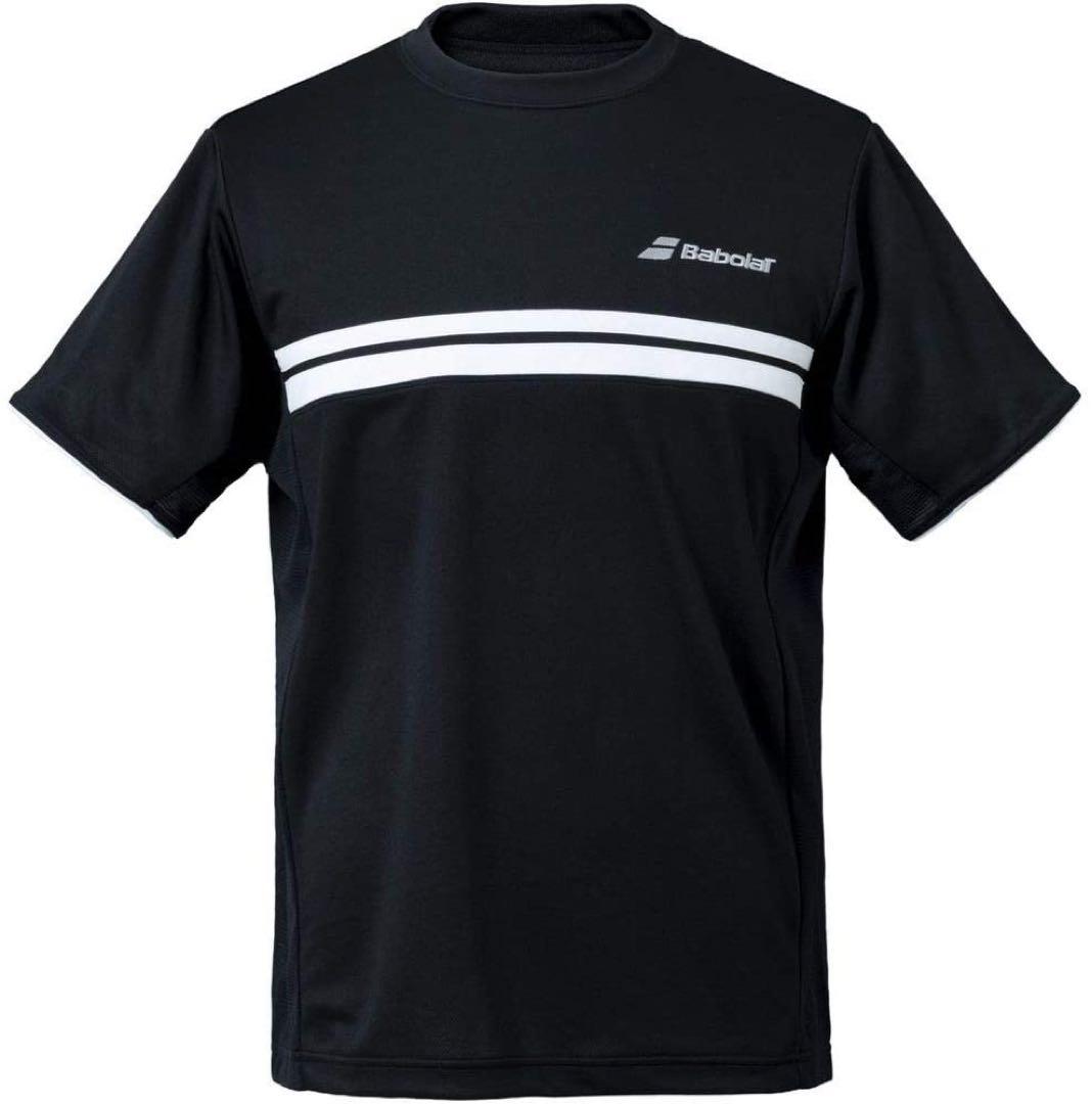Babolat バボラ テニスウェア 半袖Tシャツ BUG1304黒メンズM新品