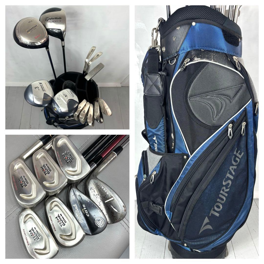 本格派 メンズゴルフクラブ 12本 フルセット ゴルフセット 豪華セット