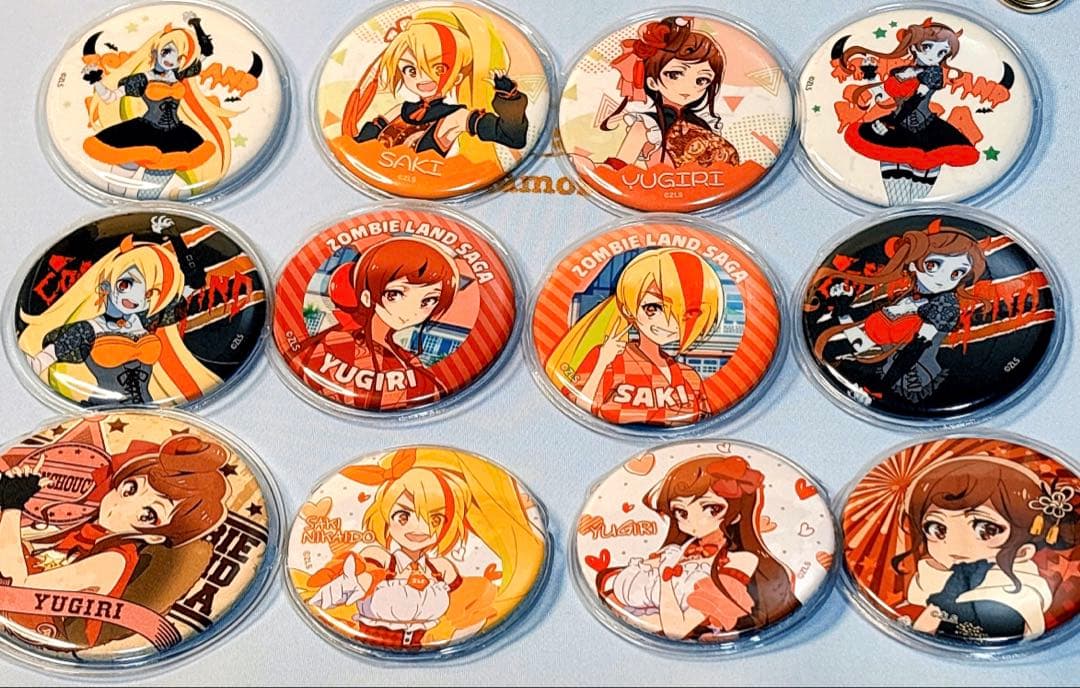 ゾンビランドサガ 缶バッジセット＋α