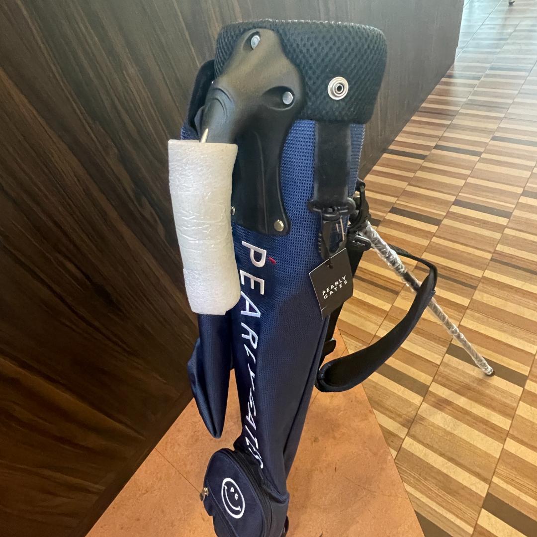 パーリーゲイツ　セルフスタンドバック　ミニバック　アイアンバック肩掛けベルト付き