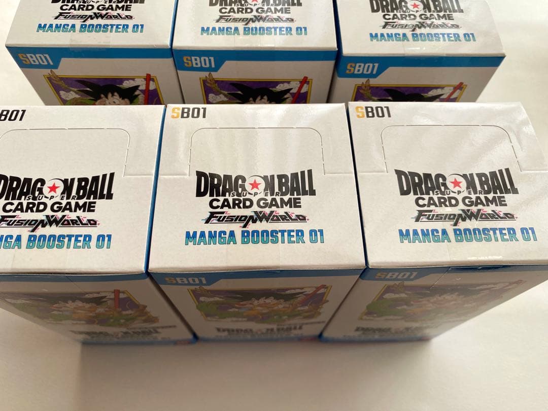 【即日発送】ドラゴンボール MANGA BOOSTER 01テープ付き6BOX