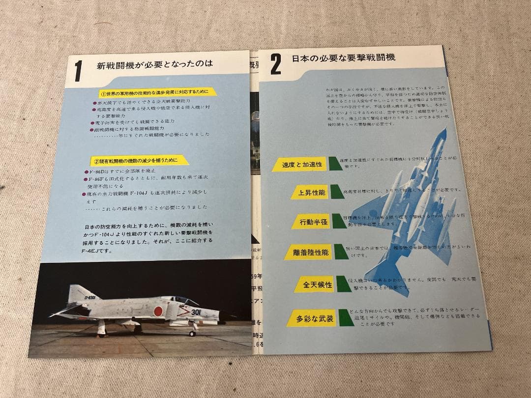 極美品！【1972年】第１０回入間航空祭 パンフレット ブルーインパルス他 希少