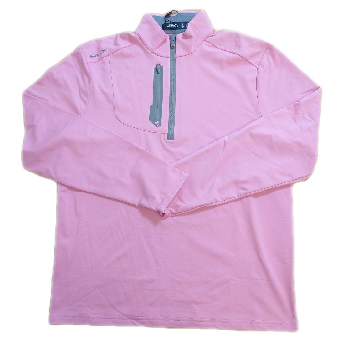 ポロ ラルフローレン RLX クォータージップ プルオーバー 桃 定価25300