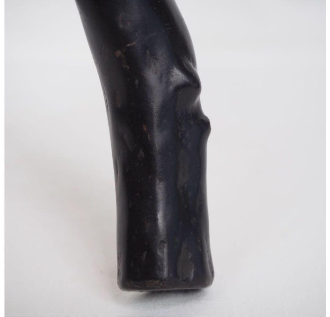 送料無料　時代物　黒珊瑚　海松　煙管入れ　重102ｇ　提げ物