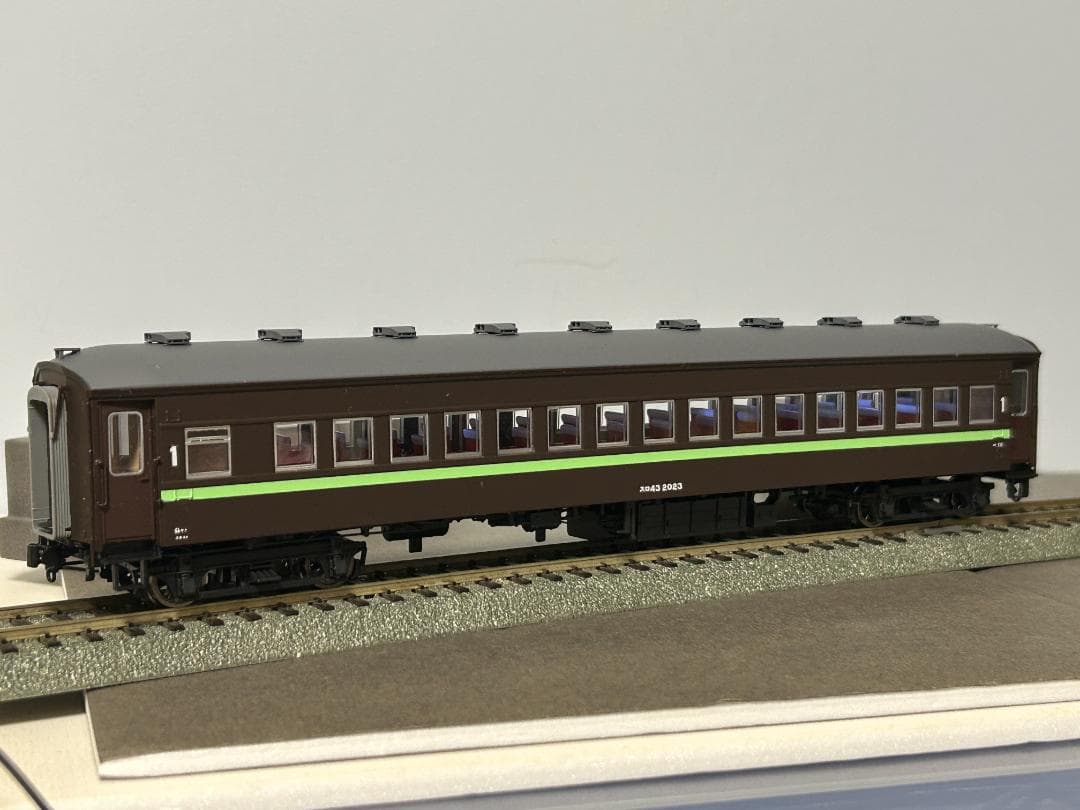 アクラス スロ43 シングルルーフ 淡緑帯 リベット無し ぶどう2号