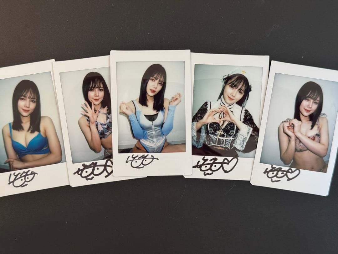 涼森れむ　サイン入りチェキB