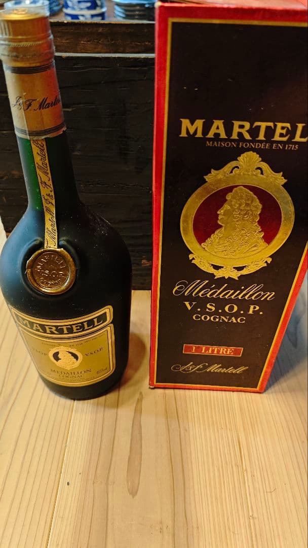古酒　MARTELL マーテル VSOP メダイヨン 1L