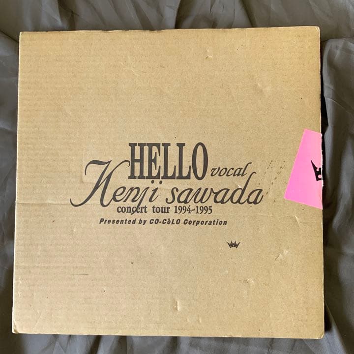 沢田研二　94年ツアーグッズ　カレンダー　経年感ありco-colo,co.
