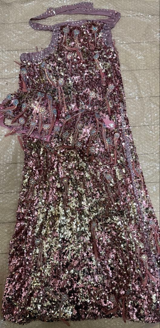 スパンコール キラキラベリーダンス 衣装（試着のみ）