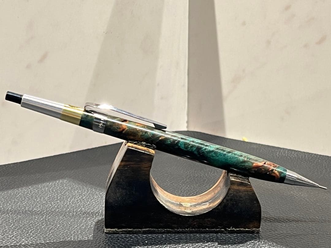 shaikurupg5+スタビメイプル瘤+重量増し加工+真鍮硬度表示窓有り