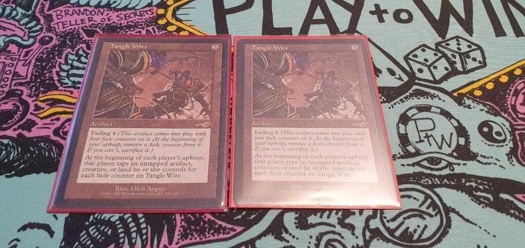 MTG からみつく鉄線 tangle wire ネメシス英語版　2枚