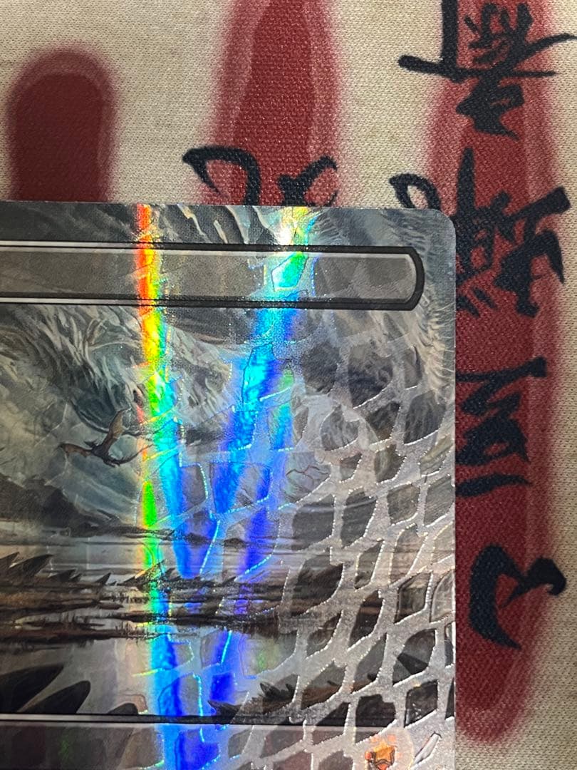 湿地の干潟 日本語　ドラゴンスケイル　FOIL