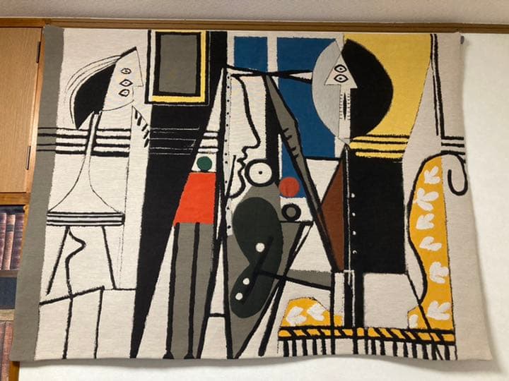 ピカソ　壁掛け布絵　サイズ横145cm×縦108cm