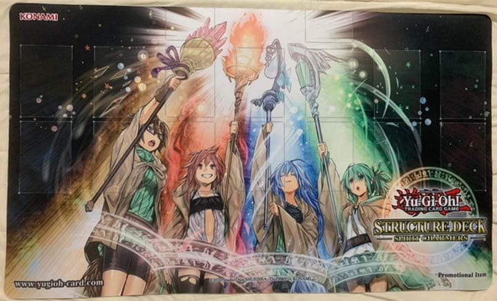 遊戯王 プレイマット　精霊術の使い手　ストラクチャーデッキ