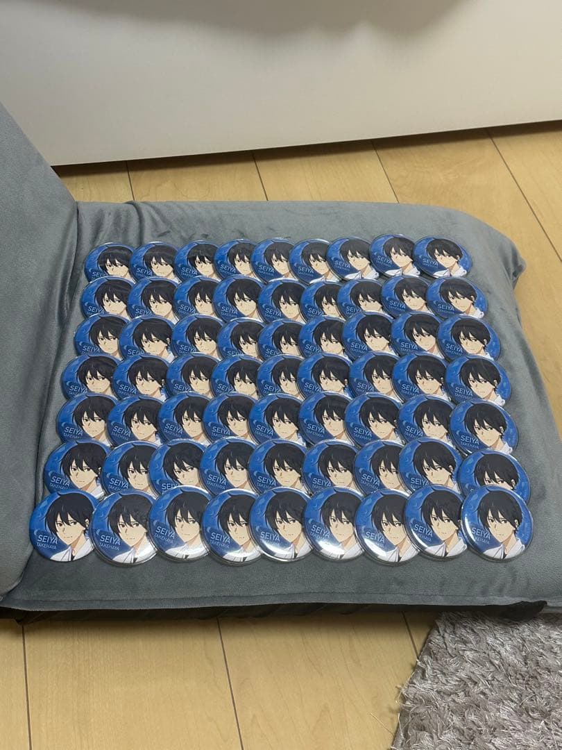 ツルネ 竹早静弥 缶バッジ