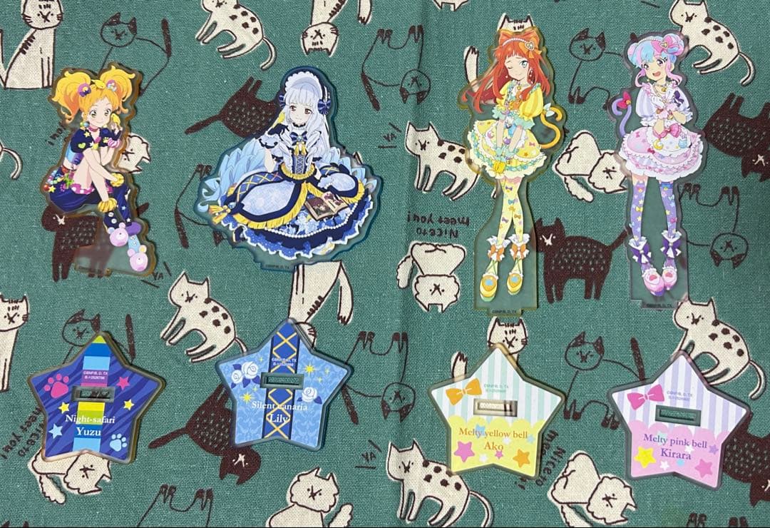 アイカツスターズ！ラバースタンド あこ、きらら、ゆず、リリィ