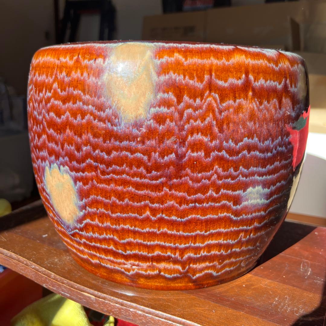 特上　火鉢　睡蓮鉢　メダカ鉢