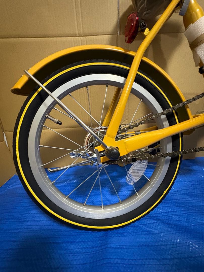 【堀川版】ATENZAアテンザ 折り畳み自転車　イエロー 16 新品未使用