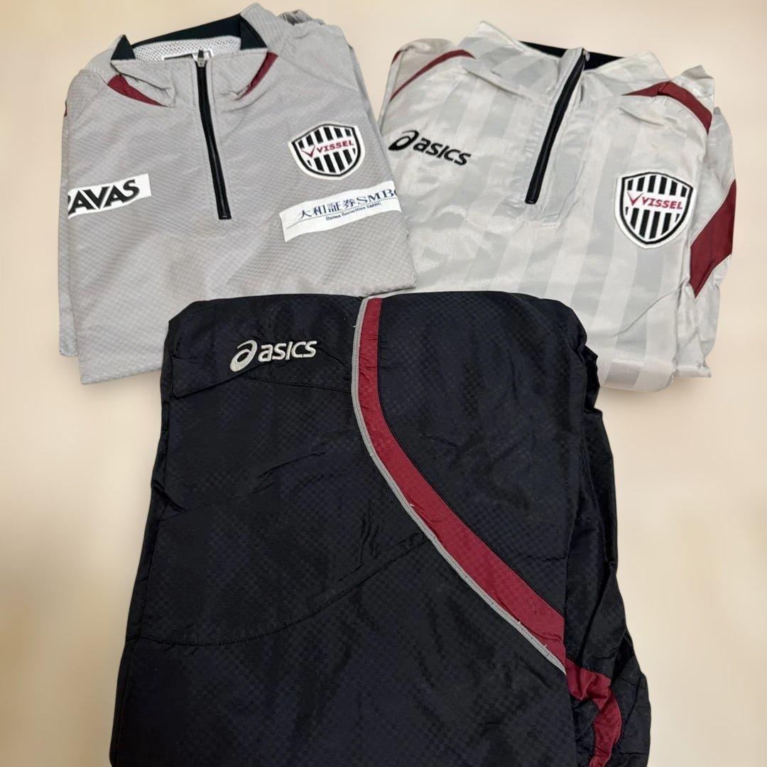 【レア/バラ売り不可】ヴィッセル神戸 ウインドブレーカー、ピステ上下 Mサイズ