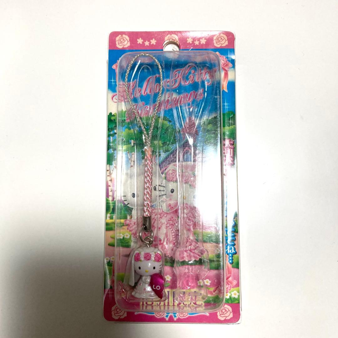 ご当地キティ 軽井沢 ウェディング ハローキティのみ ストラップ 根付 結婚式