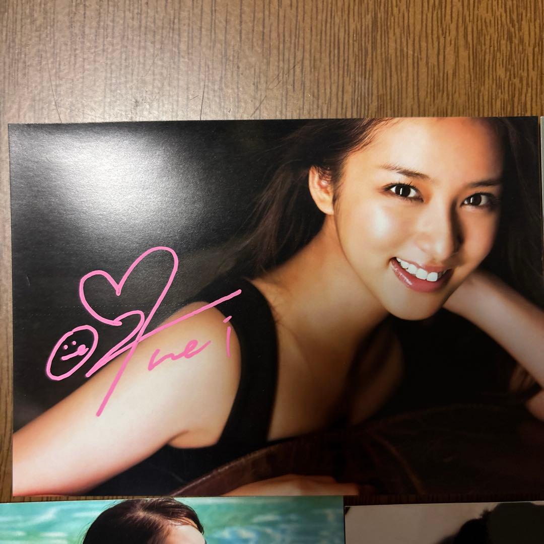 武井咲　直筆サイン入り生写真5枚セット