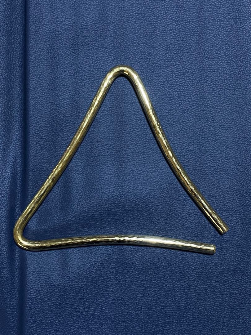 トライアングル 自作 真鍮製 9mm×18cm